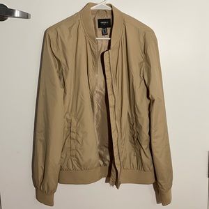 Brown/Tan Unisex M Bomber Jacket
